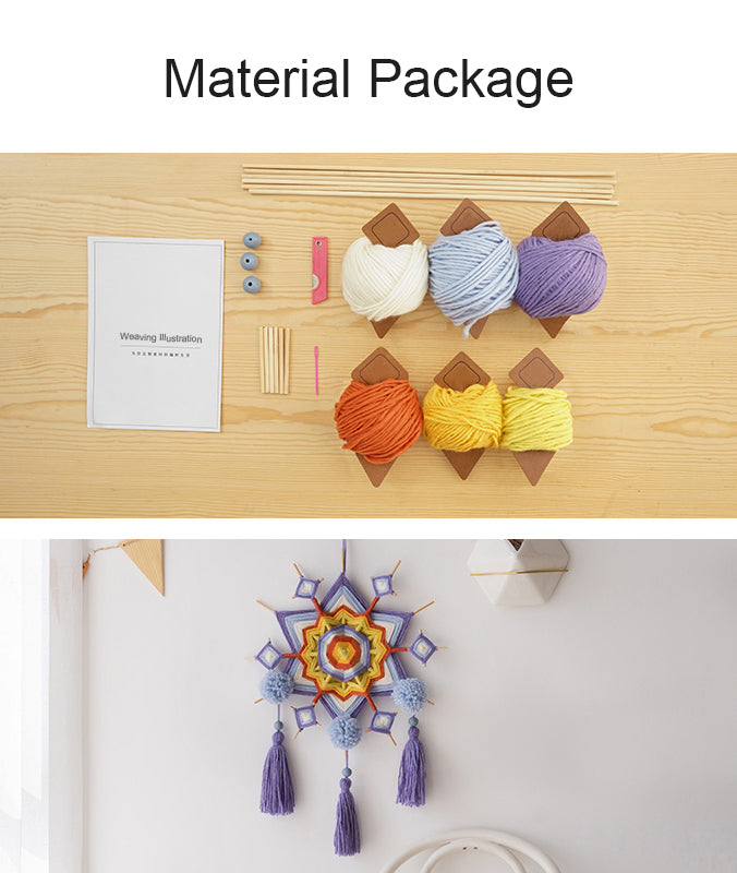 Mandala Hand-Woven Material Package