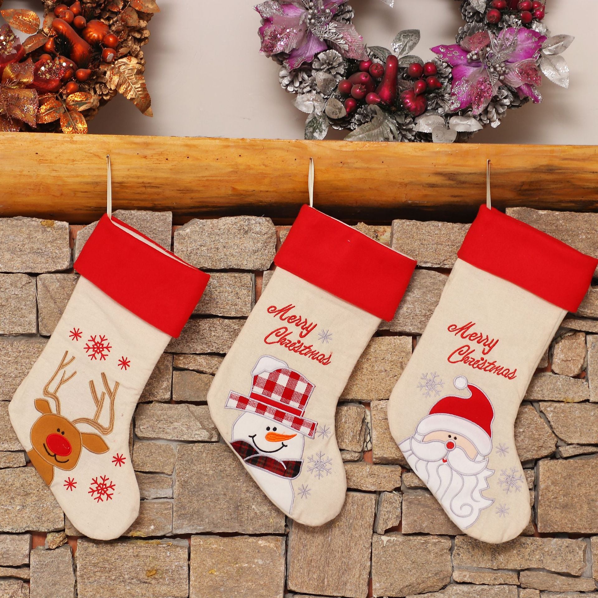 Christmas Stockings - 3Pcs