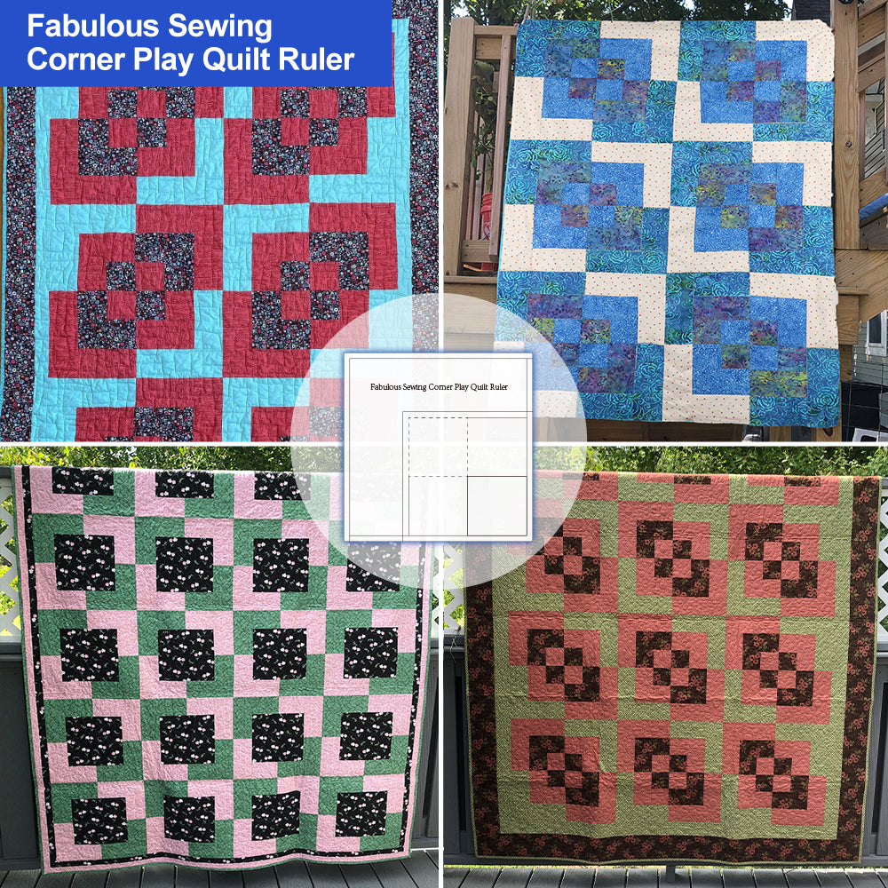 Fabulous Sewing Corner Play Quilt Ruler