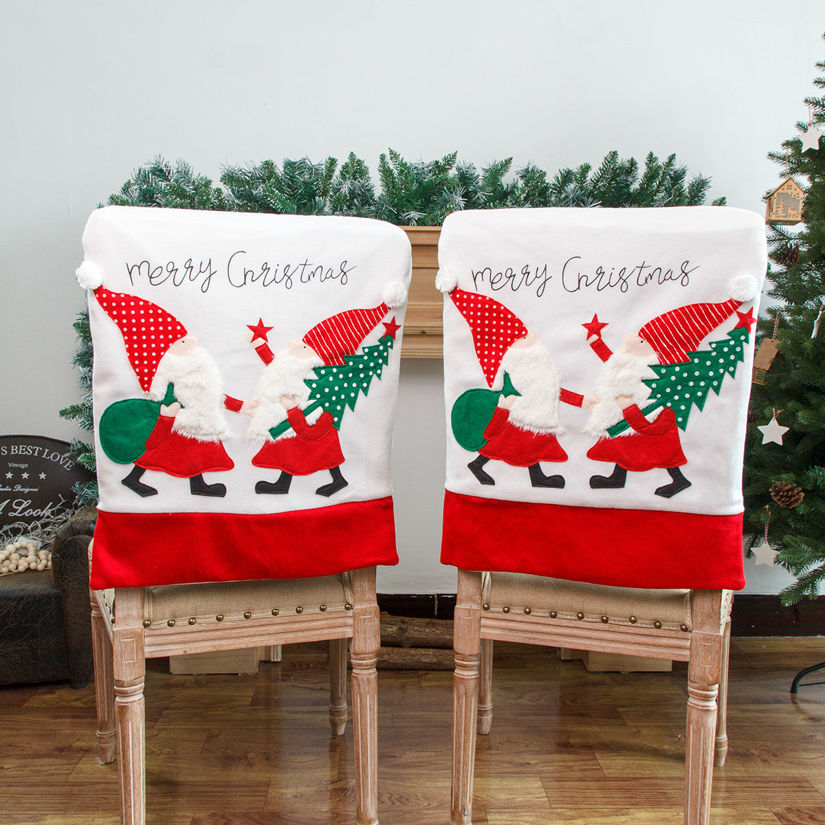 Christmas Chair Cover - 2Pcs