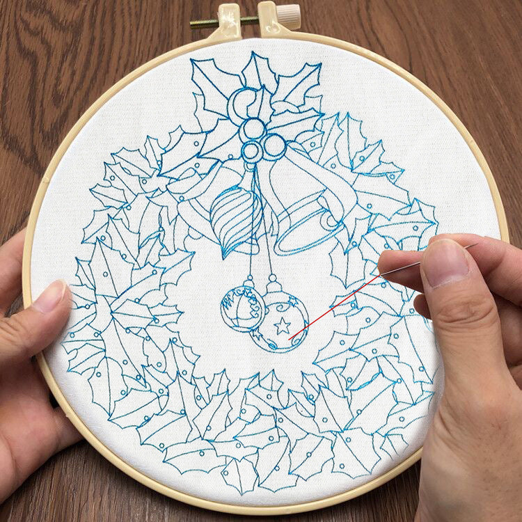 Christmas Embroidery Set - 1Pcs