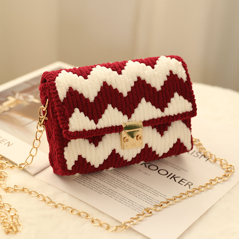 Diy Coral Fleece Crochet Bag