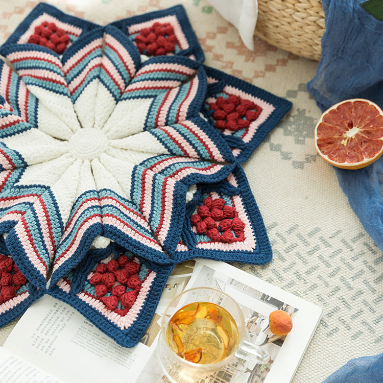 Berries Cushion Pillow Crochet Kit