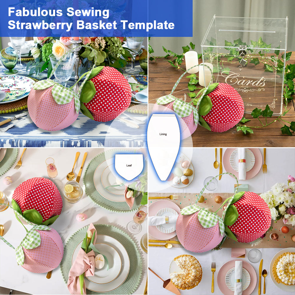 Fabulous Sewing Strawberry Basket Template