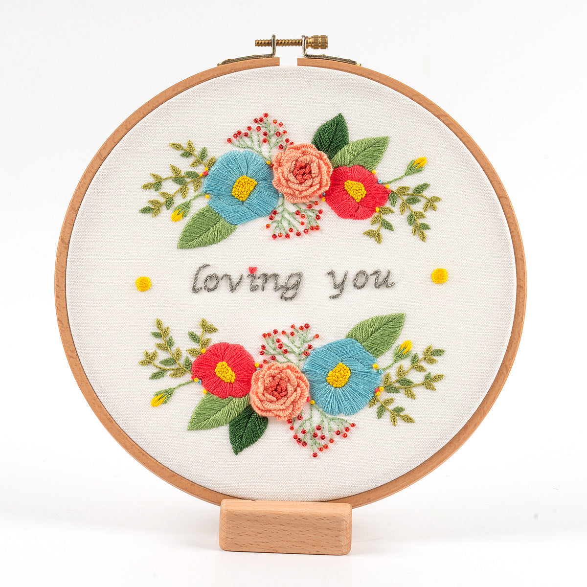 Flower Embroidery Art Kits - 1Pcs