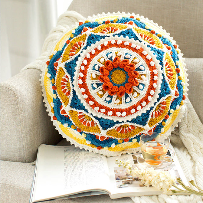 Lotus Cushion Pillow Crochet Kit