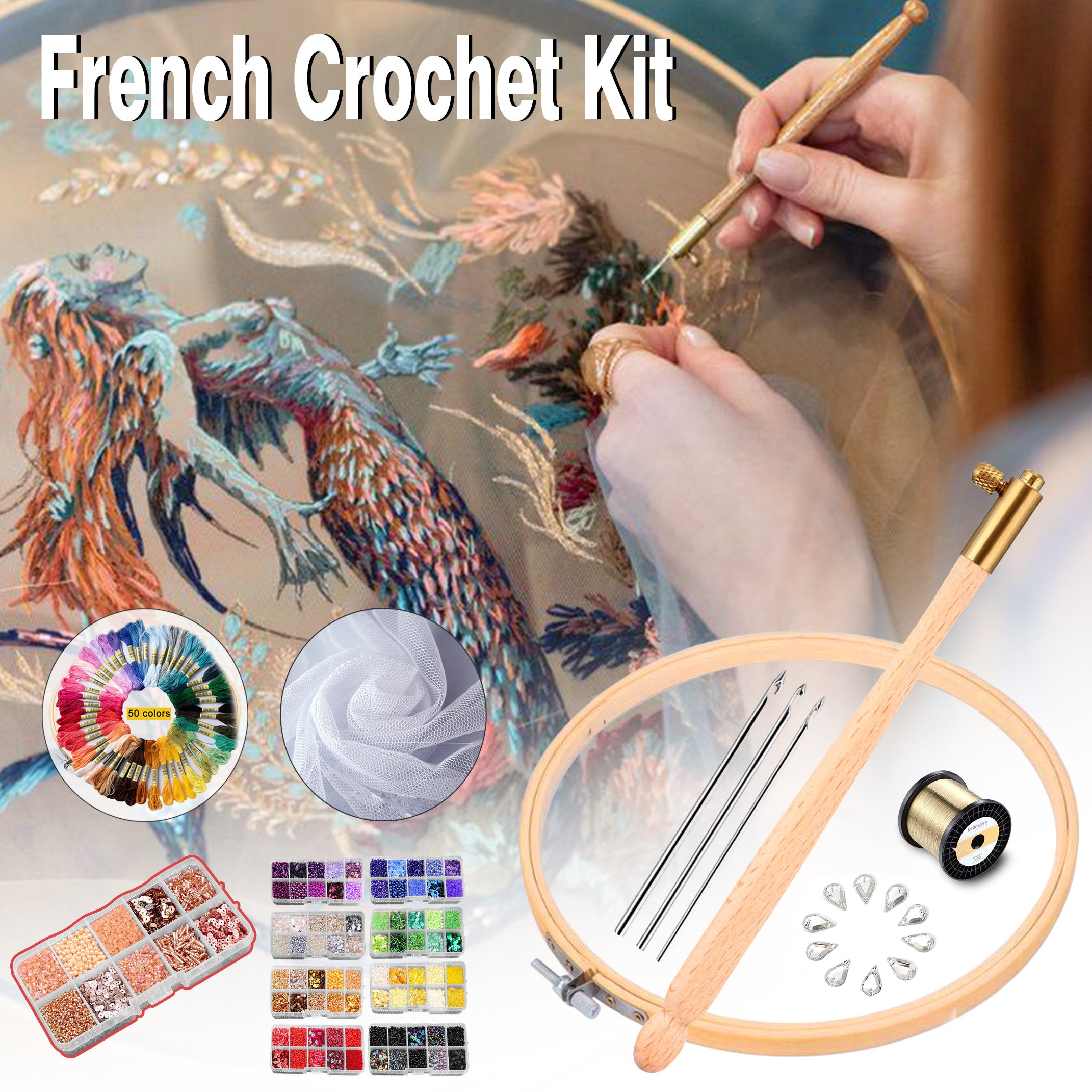 French Crochet Kit