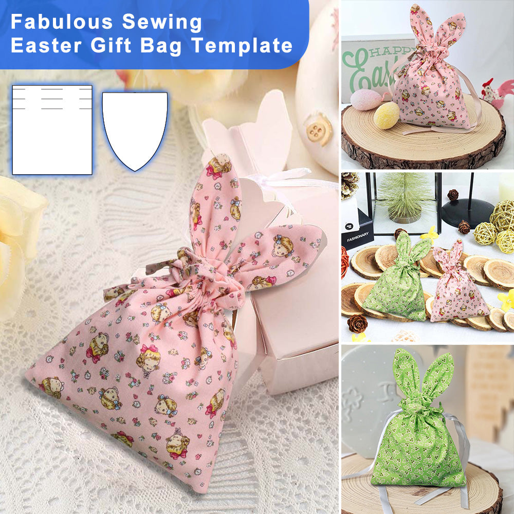 Fabulous Sewing Easter Gift Bag Template