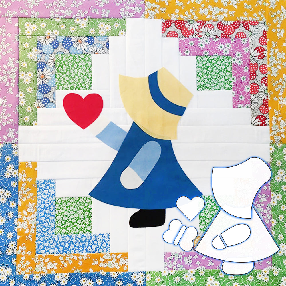 Sunbonnet Sue And Overall Bill Template Set