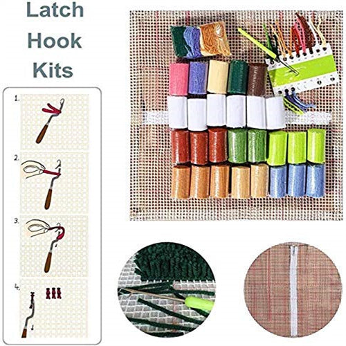 Latch Hook Craft Kit - Pets Pillow