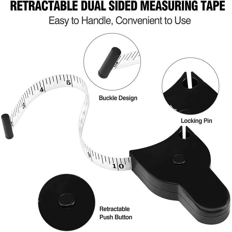 Retractable Body Measuring Tape - 2Pcs