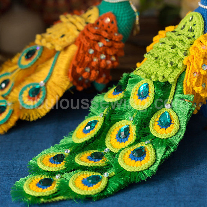 Peacock Stuffed Animal Crochet Kit