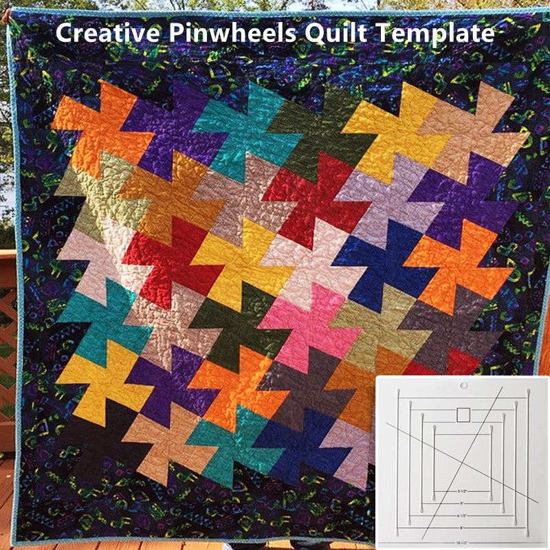 Creative Pinwheels Quilt Template