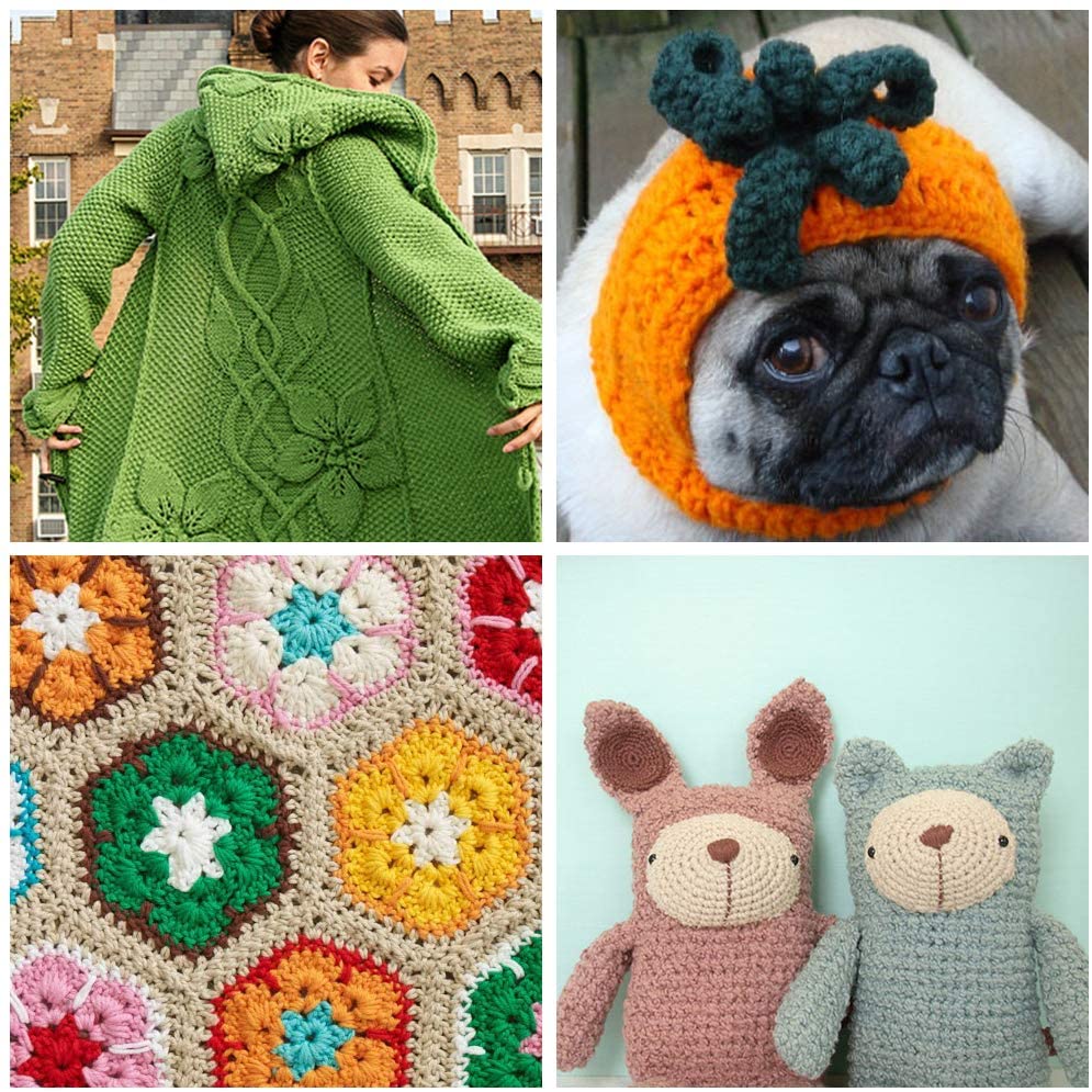14Pcs Hand-knitted Crochet Hooks