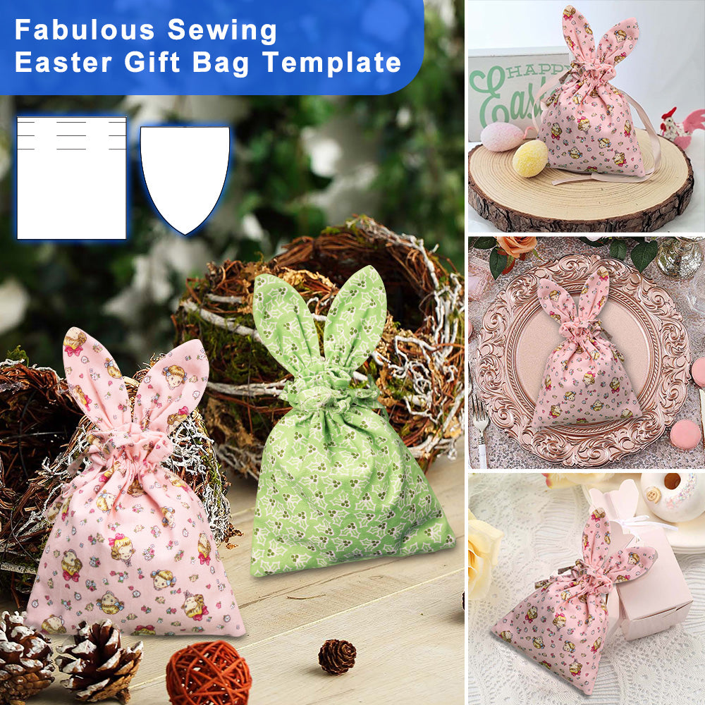 Fabulous Sewing Easter Gift Bag Template