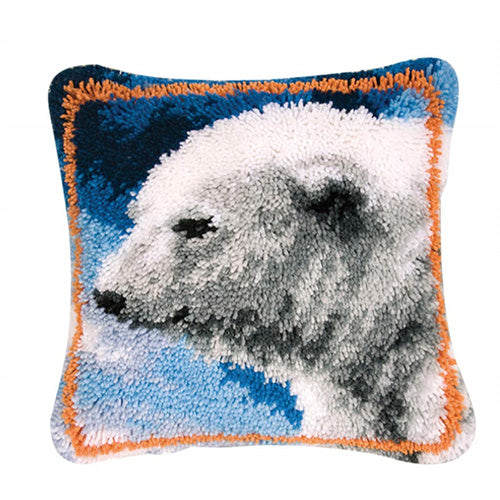 Latch Hook Craft Kit - Cute Animal Pillow