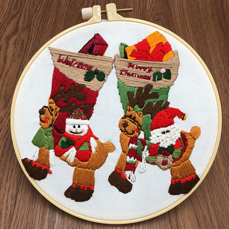 DIY Christmas Embroidery Craft Kits - 1Pcs