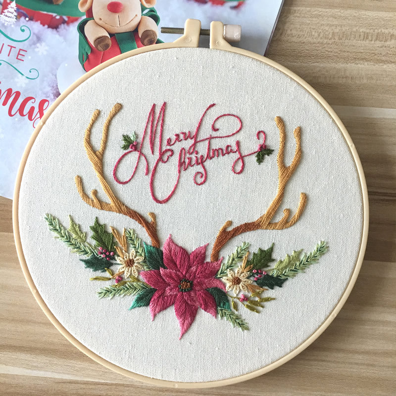 Christmas Embroidery Craft Kits - 1Pcs