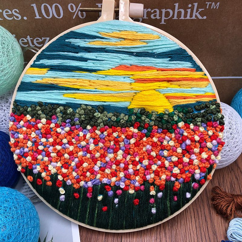 Landscape Embroidery Craft Kits - 1Pcs