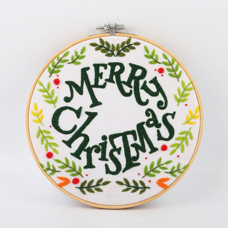 Christmas Tree Embroidery Kits - 1Pcs