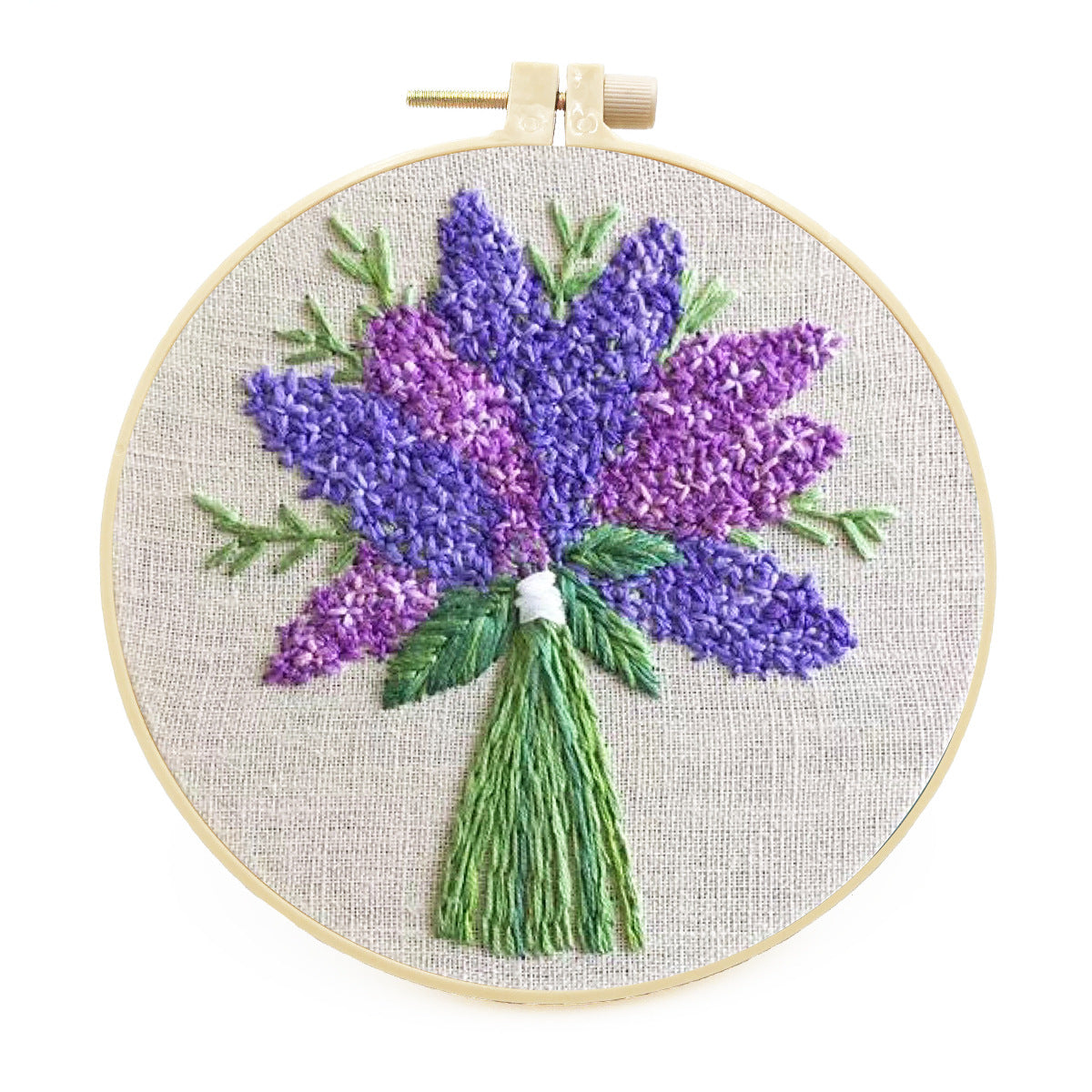 Bouquet Embroidery Art Kits - 1Pcs
