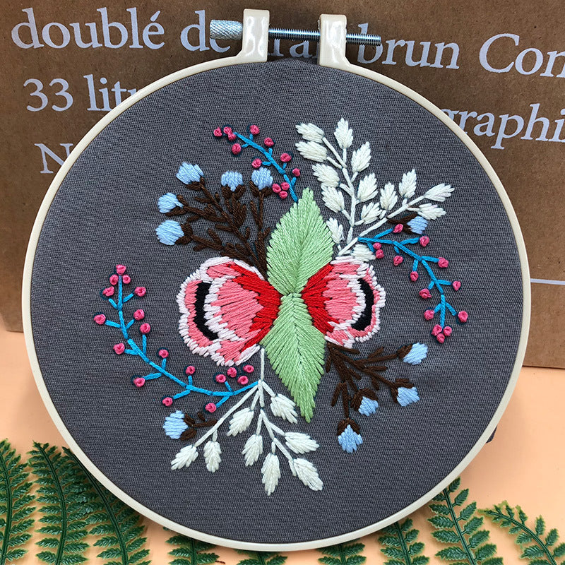 Blossom Flower Embroidery Art Kits - 1Pcs