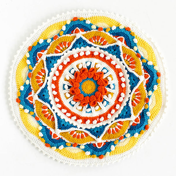 Lotus Cushion Pillow Crochet Kit