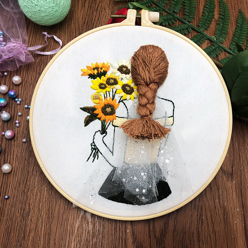 Best Friend Embroidery Kits - 1Pcs