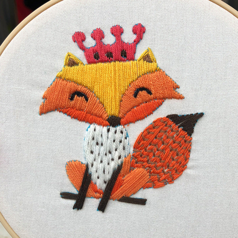Cute Animal Embroidery Kits - 1Pcs