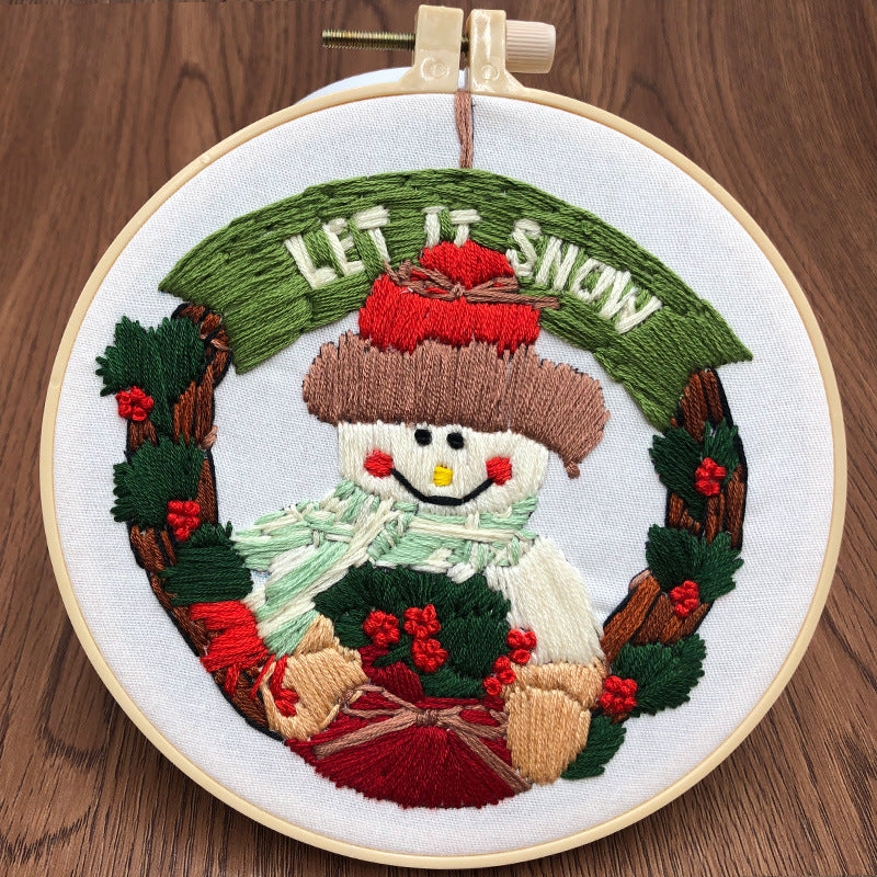 Christmas Embroidery Art Kits - 1Pcs