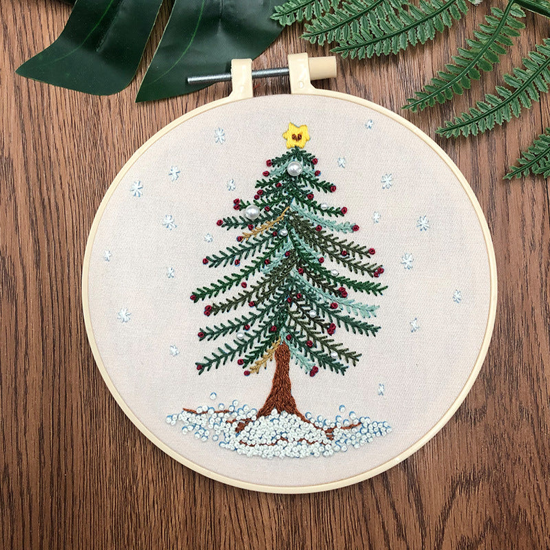 DIY Christmas Embroidery Set - 1Pcs