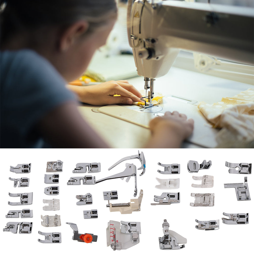 32Pcs Sewing Machine Presser Foot Kit