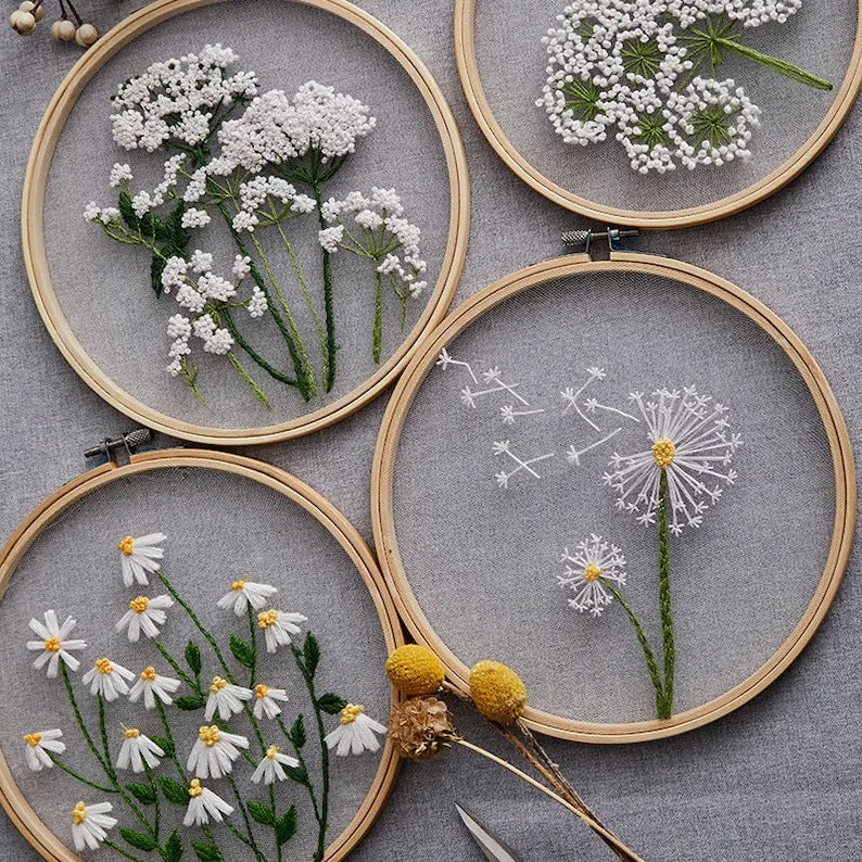Plants Transparent Embroidery Kits - 1Pcs